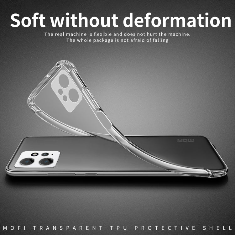 For Xiaomi Redmi Note 12 4G MOFI Ming Series Ultra-thin TPU Phone Case(Transparent)