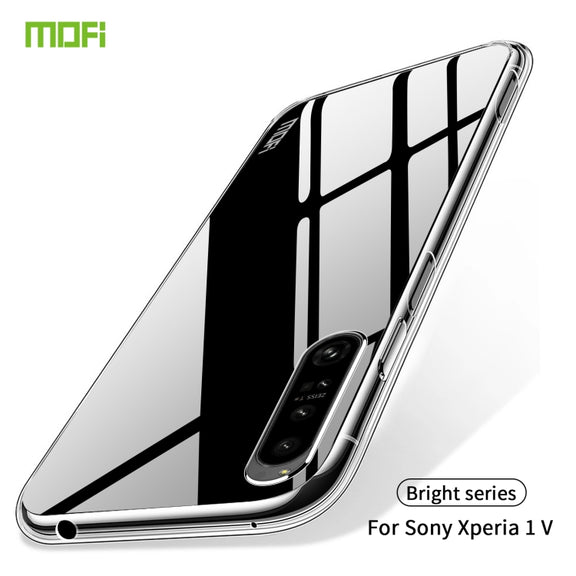 For Sony Xperia 1 V MOFI Ming Series Ultra-thin TPU Phone Case(Transparent)