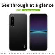 For Sony Xperia 1 V MOFI Ming Series Ultra-thin TPU Phone Case(Transparent)