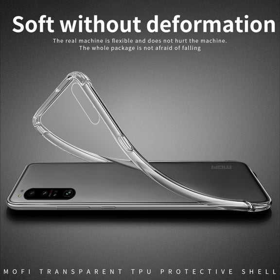 For Sony Xperia 1 V MOFI Ming Series Ultra-thin TPU Phone Case(Transparent)