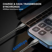 ENKAY ENK-CB132 USB to USB-C / Type-C Carbon Steel Hose Spring 6A Supper Fast Charging Data Cable, Length:2m(Silver)