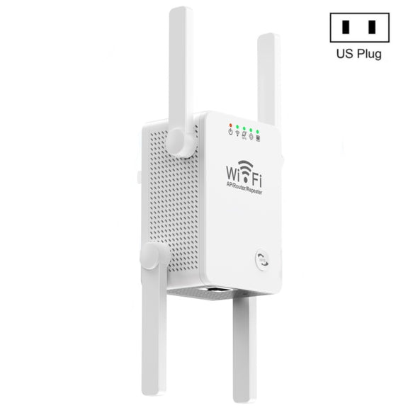 U8 300Mbps Wireless WiFi Repeater Extender Router Wi-Fi Signal Amplifier WiFi Booster(US Plug)
