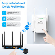 U8 300Mbps Wireless WiFi Repeater Extender Router Wi-Fi Signal Amplifier WiFi Booster(US Plug)