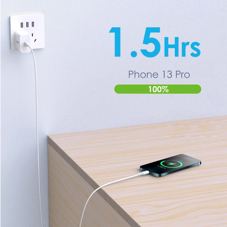 NORTHJO NOPD2000 PD 20W USB-C / Type-C Single Port Fast Wall Charger, Plug Type:US Plug(White)