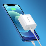 NORTHJO NOPD2000 PD 20W USB-C / Type-C Single Port Fast Wall Charger, Plug Type:US Plug(White)