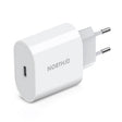 NORTHJO NOPD2000 PD 20W USB-C / Type-C Single Port Fast Wall Charger, Plug Type:EU Plug(White) - USB Charger by NORTHJO | Online Shopping South Africa | PMC TechLife | Buy Now Pay Later Mobicred