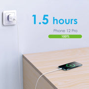 NORTHJO NOPD2000 PD 20W USB-C / Type-C Single Port Fast Wall Charger, Plug Type:EU Plug(White)