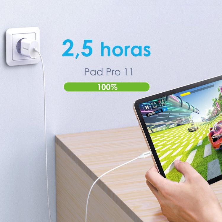 NORTHJO NOPD2000 PD 20W USB-C / Type-C Single Port Fast Wall Charger, Plug Type:EU Plug(White)