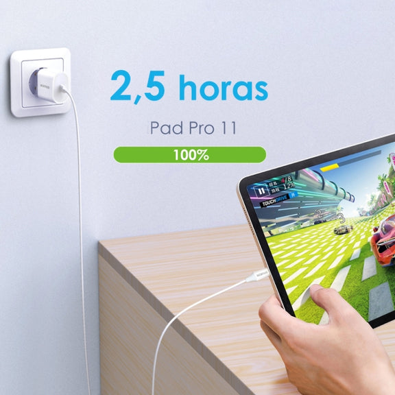 NORTHJO NOPD2000 PD 20W USB-C / Type-C Single Port Fast Wall Charger, Plug Type:EU Plug(White)