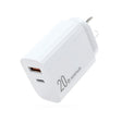 NORTHJO NOPD2002 PD20W USB-C/Type-C + QC 3.0 USB Dual Ports Fast Charger, AU Plug(White) - free shipping - PMC TechLife - Order now!