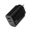 NORTHJO NOPD2002 PD20W USB-C/Type-C + QC 3.0 USB Dual Ports Fast Charger, AU Plug(Black) - USB Charger by NORTHJO | Online Shopping South Africa | PMC TechLife | Buy Now Pay Later Mobicred