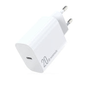 NORTHJO NOPD2001 PD 20W USB-C / Type-C Single Port Fast Charger, Plug Type:EU Plug(White)