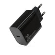 NORTHJO NOPD2001 PD 20W USB-C / Type-C Single Port Fast Charger, Plug Type:EU Plug(Black) - free shipping - PMC TechLife - Order now!