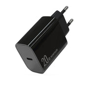 NORTHJO NOPD2001 PD 20W USB-C / Type-C Single Port Fast Charger, Plug Type:EU Plug(Black)