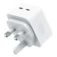 NORTHJO NOGAN3502 GaN PD PPS 35W Dual USB-C / Type-CWall Fast Charger, Plug Type:UK Plug(White) - USB Charger by NORTHJO | Online Shopping South Africa | PMC TechLife | Buy Now Pay Later Mobicred