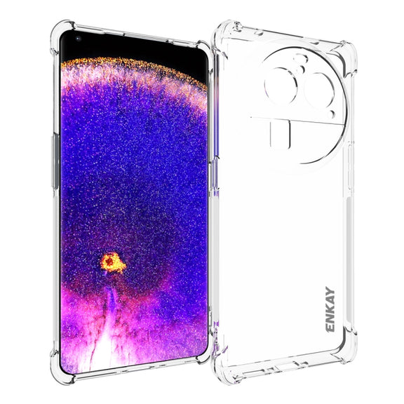 For OPPO Find X6 Pro ENKAY Clear TPU Shockproof Anti-slip Phone Case