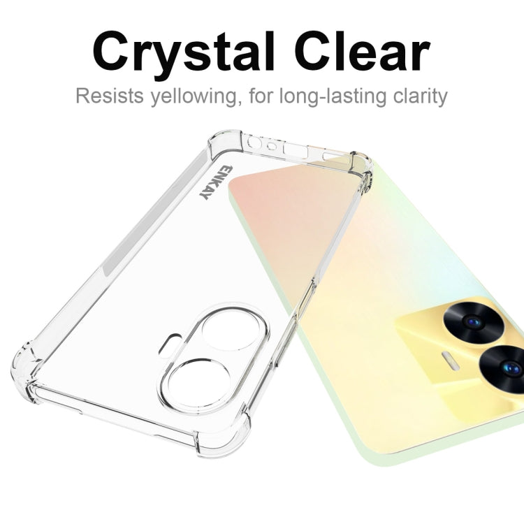 For Realme C55 4G ENKAY Clear TPU Shockproof Anti-slip Phone Case