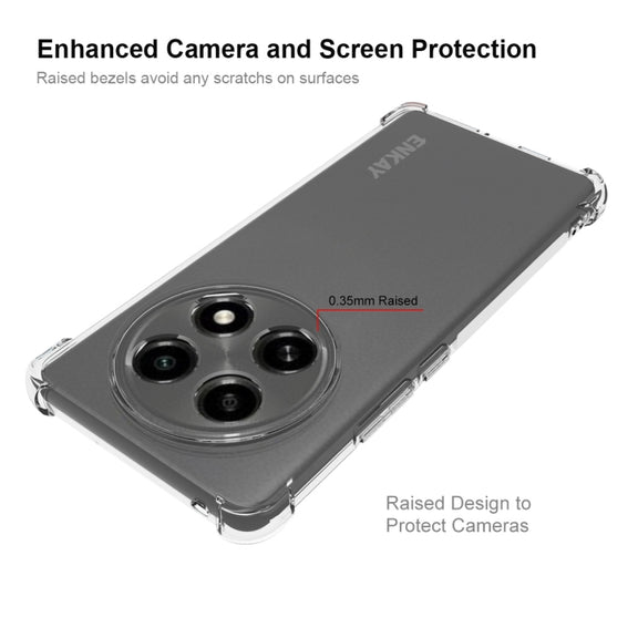 For OPPO A2 Pro 5G ENKAY Clear TPU Shockproof Anti-slip Phone Case
