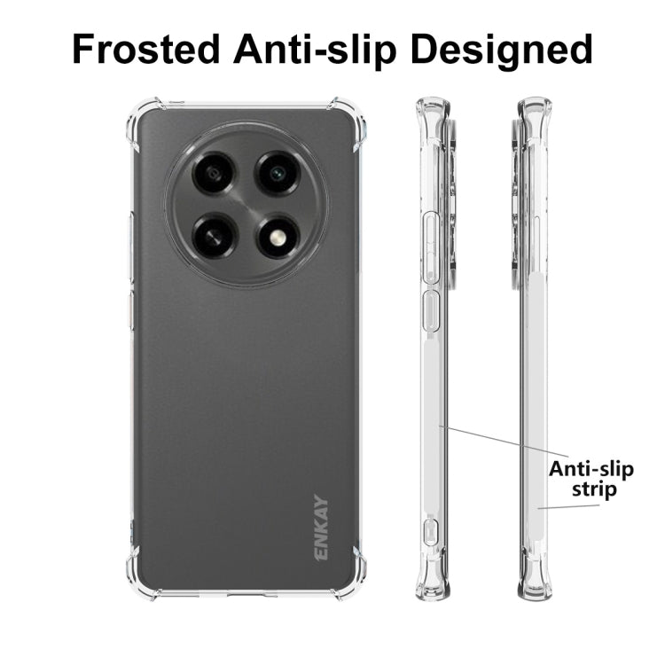 For OPPO A2 Pro 5G ENKAY Clear TPU Shockproof Anti-slip Phone Case