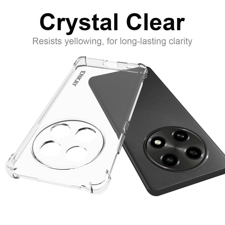 For OPPO A2 Pro 5G ENKAY Clear TPU Shockproof Anti-slip Phone Case