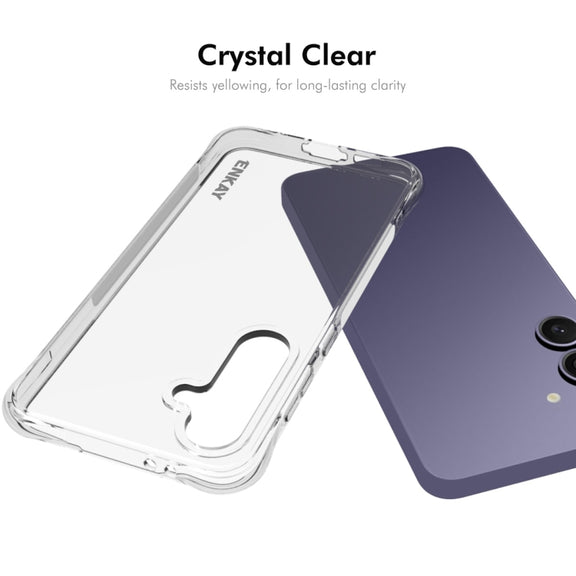 For Samsung Galaxy S24 FE 5G ENKAY Clear TPU Shockproof Anti-slip Phone Case