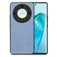 For Honor X9A Carbon Fiber Texture Leather Back Cover Phone Case(Blue) - Honor Cases by PMC TechLife | Online Shopping South Africa | PMC TechLife