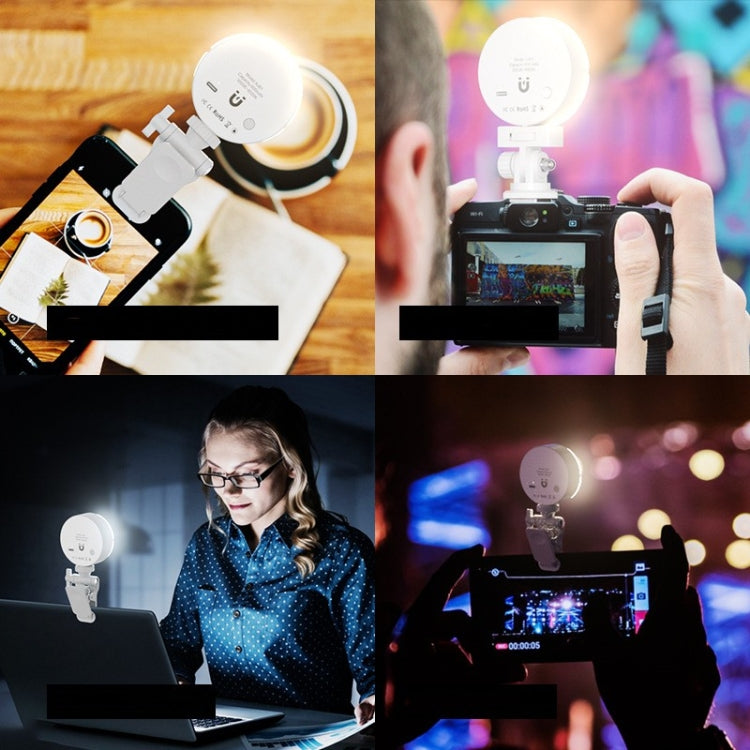 K-36 LED Mini Flash Light Phone Lens Clip Selfie Fill Lamp