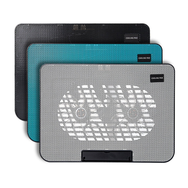 N99 USB Dual Fan Hollow Carved Design Heat Dissipation Laptop Cooling Pad(Red)