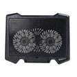 S200 Dual Silent Cooling Fan Portable Slim Notebook Cooling Pad for Laptop(Black) - Cooling Pads by PMC TechLife | Online Shopping South Africa | PMC TechLife | Buy Now Pay Later Mobicred