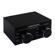 B033 3 Input To 3 Output Fully Balanced XLR Signal Passive Stereo Selector Switch Switcher
