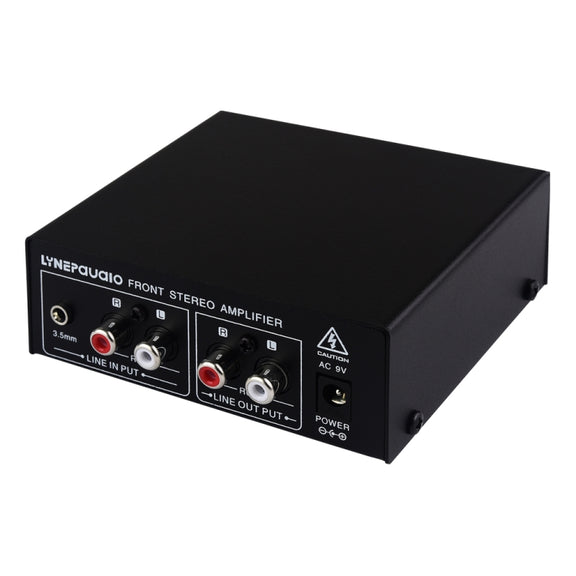 B022 Pre-Stereo Signal Amplifier Volume Booster Headphones Active Speaker Preamp Audio Amplifier