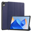 For Huawei MatePad 11 2023 ENKAY Tri-fold Custer Texture Leather Stand Smart Case(Dark Blue) - Huawei by ENKAY | Online Shopping South Africa | PMC TechLife | Buy Now Pay Later Mobicred