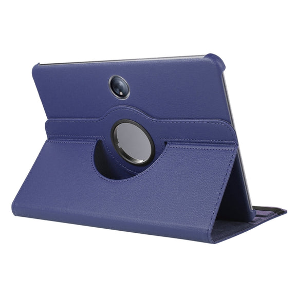 For OnePlus Pad / OPPO Pad 2 ENKAY 360 Degree Rotation Stand Litchi Leather Smart Tablet Case(Brown)