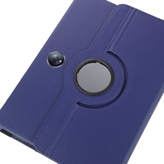 For OnePlus Pad / OPPO Pad 2 ENKAY 360 Degree Rotation Stand Litchi Leather Smart Tablet Case(Black)