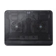 N128 Work Game Dual Fan Laptop Cooling Pad Heat Dissipation Holder with LED Light - Cooling Pads by PMC TechLife | Online Shopping South Africa | PMC TechLife | Buy Now Pay Later Mobicred