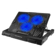 S300 3 Fan Adjustable Wind Speed Desktop Laptop Cooling Pad with Holder(Blue) - Cooling Pads by PMC TechLife | Online Shopping South Africa | PMC TechLife | Buy Now Pay Later Mobicred