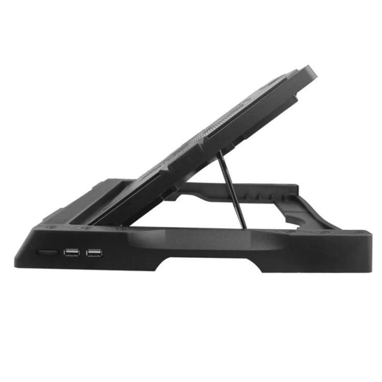 S300 3 Fan Adjustable Wind Speed Desktop Laptop Cooling Pad with Holder(Red)