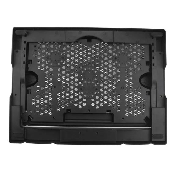 S300 3 Fan Adjustable Wind Speed Desktop Laptop Cooling Pad with Holder(Blue)