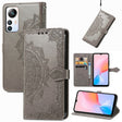 For Blackview A85 Mandala Flower Embossed Leather Phone Case(Gray) - More Brand by PMC TechLife | Online Shopping South Africa | PMC TechLife | Buy Now Pay Later Mobicred