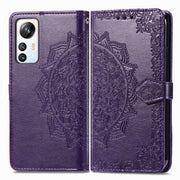 For Blackview A85 Mandala Flower Embossed Leather Phone Case(Purple)