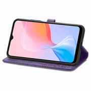 For Blackview A85 Mandala Flower Embossed Leather Phone Case(Purple)
