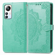 For Blackview A85 Mandala Flower Embossed Leather Phone Case(Green)