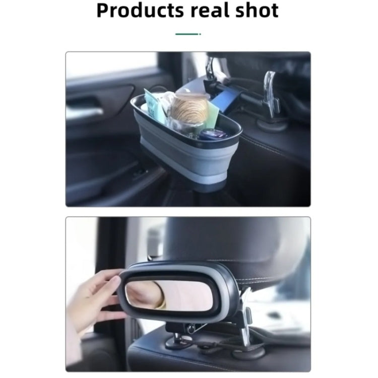L65 Car Can Be Contraction And Expanded And Storing Car Vanity Mirror Car Storage Box
