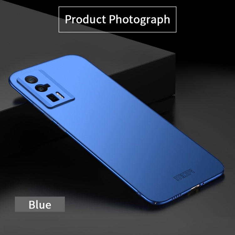 For Xiaomi Redmi K60 / K60 Pro MOFI Frosted Ultra-thin PC Hard Case(Blue)