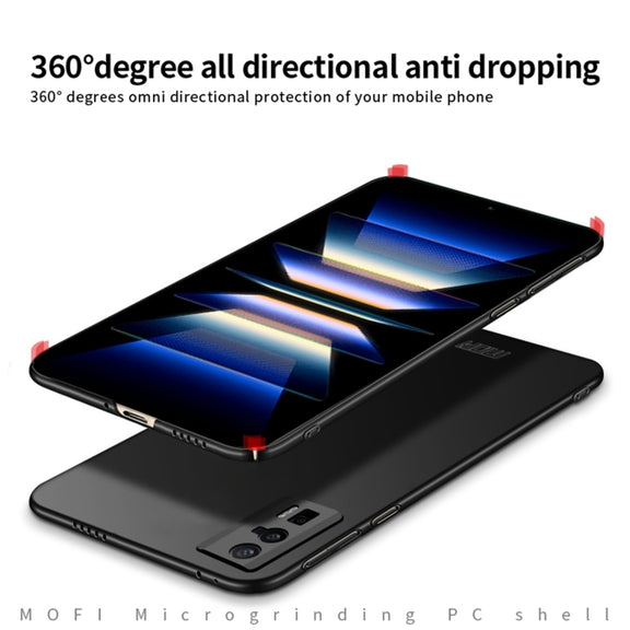 For Xiaomi Redmi K60 / K60 Pro MOFI Frosted Ultra-thin PC Hard Case(Red)