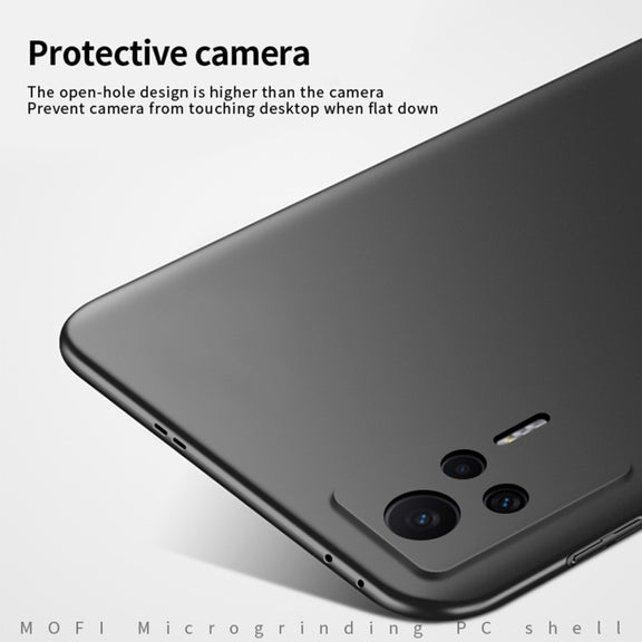 For Xiaomi Redmi K60E MOFI Frosted Ultra-thin PC Hard Case(Black)