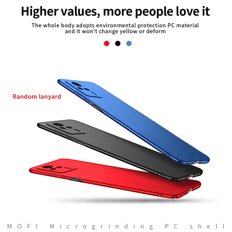 For Xiaomi Redmi K60E MOFI Frosted Ultra-thin PC Hard Case(Blue)