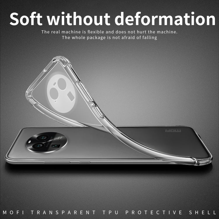 For OPPO Find X6 MOFI Ming Series Ultra-thin TPU Phone Case(Transparent)