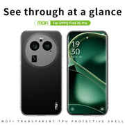 For OPPO Find X6 Pro MOFI Ming Series Ultra-thin TPU Phone Case(Transparent)
