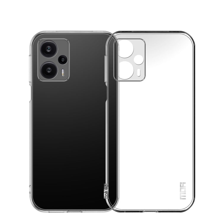 For Xiaomi Redmi Note 12 Turbo MOFI Ming Series Ultra-thin TPU Phone Case(Transparent)